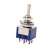 GLEAVI 6-Pin Mini Toggle Switch Position On/Off/On Metal Construction for Guitar Pickup Selector or DIY Projects view 1