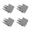 Car Air Conditioning Vent Shield Car Center Dash Vents Paddle Air Conditioner Leaf Clip Compatible For Toyota Corolla Sagitar Accessories(Gray 4pcs) view 1