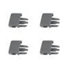 Car Air Conditioning Vent Shield Car Center Dash Vents Paddle Air Conditioner Leaf Clip Compatible For Toyota Corolla Sagitar Accessories(Gray 4pcs) view 4