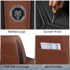 BYXN Car Seat Cover for Nissan Frontier 1998-2026,Driver's Seat Covers,Hard-Wearing Nappa Leather Seat Cover,Non-Slip Leather Seat Covers(Standard 2 Seat/Black&Brown) view 4