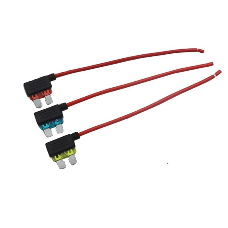 LIHUA 10-2PCS 12V 5A10A15A20A Car Fuse Holder Add-a-Circuit TAP Adapter m;ic/ro Standard ATM APM Medium Simple(Standard,5PCS_15A)