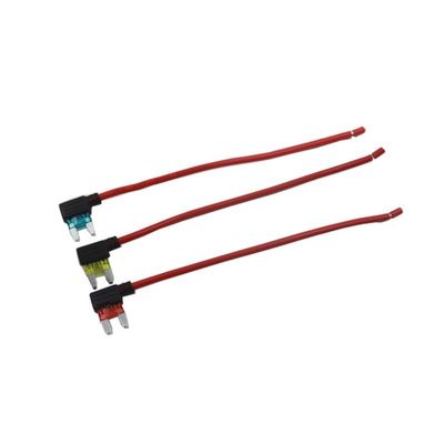 LIHUA 10-2PCS 12V 5A10A15A20A Car Fuse Holder Add-a-Circuit TAP Adapter m;ic/ro Standard ATM APM Medium Simple(Mini,5PCS_20A)