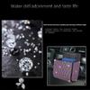 MINGZAIQIPEI Car Vent Storage Organizer, Rhinestone Car Vent Leather Pocket, Auto Storage Box for Phone Coin Key Sunglasses, Sparkly Car Accessories for Women (Pink) view 4
