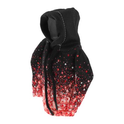 RATCHROLL 1 Pc Universal Gear Shift Knob Cover Automotive Manual Stick Shifting Handle Protector Flower Hoodie Style Black,Red Polyester