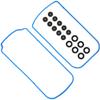 BCtimingparts Valve Cover Gasket Fit for Acura MDX 3.7L,for Honda Accord 3.5L Replace VS50773R view 1