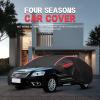 Car Cover Waterproof All Weather Compatible with Audi S5 Coupe 2008-2024,Car Covers for Automobiles,Polyester Tuff 190T,Breathable and Waterproof,Sunproof and Dustproof view 3