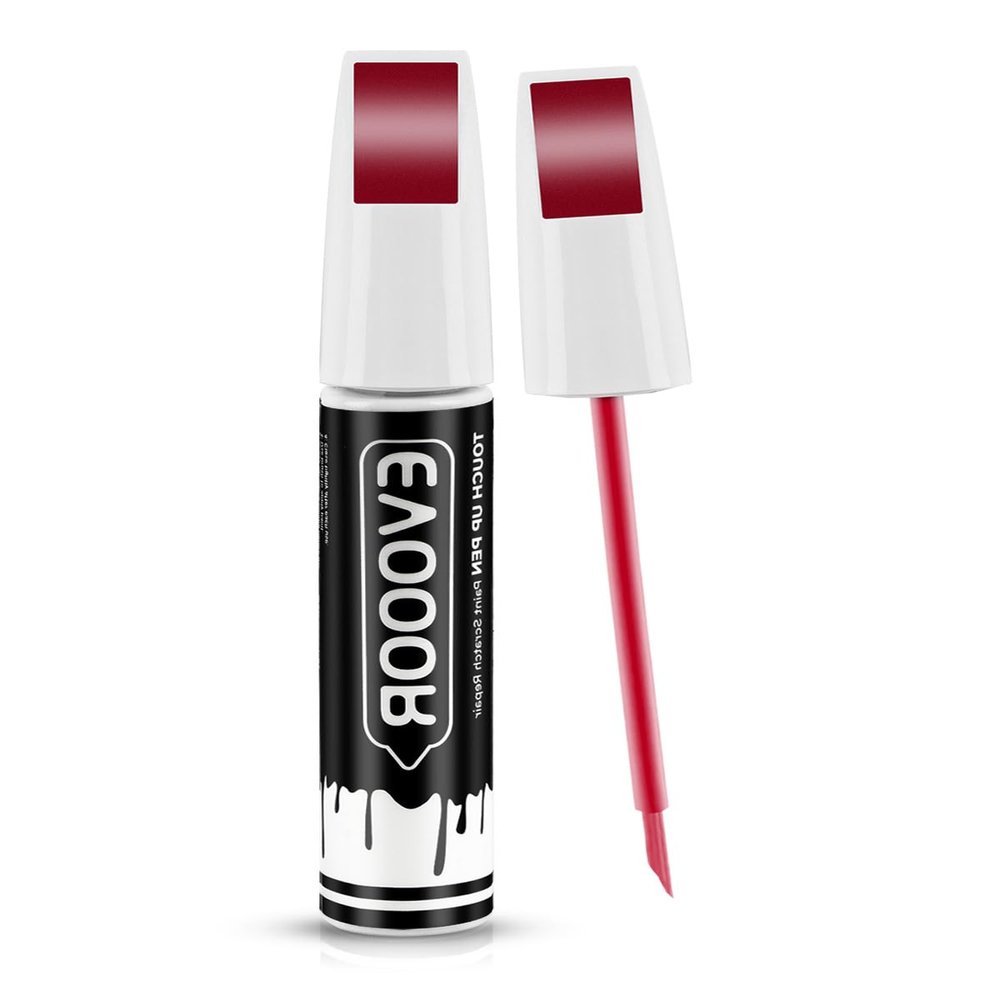 EVOOOR RR Ruby Red Metallic Tricoat Touch Up Paint for Ford Exact Match 2 in 1 Paint Pen for Chips and Nicks Repair