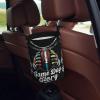 ayvcxui Game Day Glory Football Car Trash Can Portable Hanging Trash Cans Collapsible Car Garbage Bin Fit Cars Truck view 3