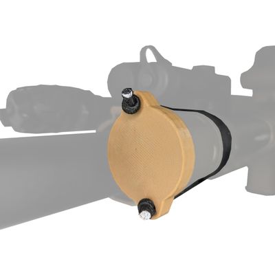 Hammy3DPrints Light Light/Lens Cover for Weapon Mounted Flashlights (Black - Original, Mod Lite Hog)