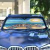 Car Windshield Sunshade, Watercolor Turtle Sun Foldable Auto Window Sunshade, Blocks UV Rays Sun Visor Protector (53" x 23.5") view 2