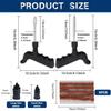 Bntyok Tire Repair Nail Vacuum Tire Repair Kits Tire Screws Plug Fast Tool Self-Service Suitable for Car Motorcycle Jeep Tire Puncture Repair (50Pcs) view 2