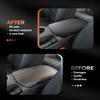 CDEFG for Ford Mustang 2024-2025 2026 Center Console Cover Armrest Box Cover for Mustang 2024 2025 2026 Accessories Console Arm Rest Protector White Line view 3