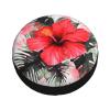 Red Hibiscus Spare Tire Cover Weatherproof Universal Wheel Protectors Dustproof Spare Wheel Covers Travel Trailer Camper Tire Covers Car Accessories 14 inch view 3