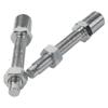 Dawn Jade Rear Adjustable Lowering 1" 2" Slamp Drop Kit For Harley Davidson FLST FXST -(1045 Steel) -(Chrome) RAL12SDKF0HSFF WangD0712 view 4