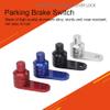 Motorcycle Parking Brake Switch, Motorcycle Brake Lever Lock Parking Brake Switch Aluminum Alloy Replacement for NMAX 125 155 Xmax 125 250 300 400 NSS (Red) view 4