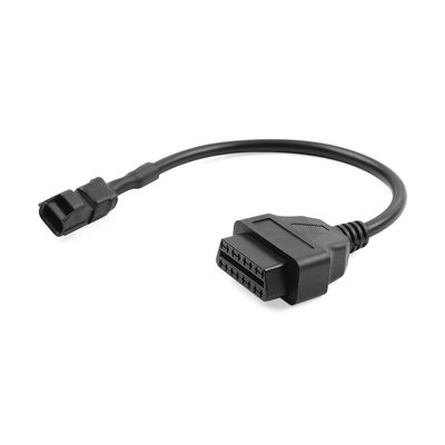 Bacar 3 Pin To 16Pin Diagnostic Cable OBD2 Scanner Adapter Connector Plastic Black for KYMCO EFI Motorcycle Motorbike