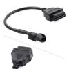 Bacar 3 Pin To 16Pin Diagnostic Cable OBD2 Scanner Adapter Connector Plastic Black for KYMCO EFI Motorcycle Motorbike view 2