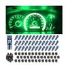 KHGUZ 40PCS Car Dashboard T5 LED Lights, Super Bright Auto Instrument Panel 3030-3SMD Bulb Replacement, Vehicle Gauge Cluster Indicator Accessories, Universal for RV, SUV, Truck (Green) view 1