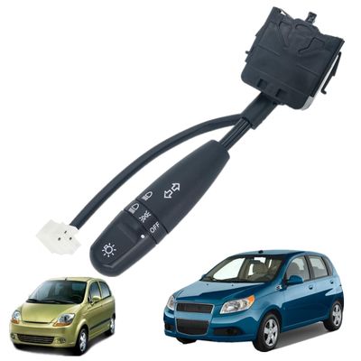 Turn Signal Combination Switch Compatible with Chevrolet Aveo Aveo5 Matiz Optra; Compatible with Pontiac G3 Matiz Wave 96540683