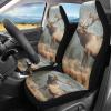 Allhaitong Stylish 3D Printed Car Seat Covers for Front Seats Durable Easy to Install 2-Piece Set Elk Print view 2