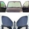 Window Blind Kit Compatible with Peugeot Expert Tepee (Second Generation) (Years 2007-2016) (Full Set LWB with Barn Doors) with Backing Colour in Navy, Reversible view 1
