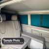 Window Blind Kit Compatible with Peugeot Expert Tepee (Second Generation) (Years 2007-2016) (Full Set LWB with Barn Doors) with Backing Colour in Navy, Reversible view 4