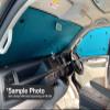 Window Blind Kit Compatible with VW Caddy (Third Generation) (Years 2004-2020) (Full Set with Tailgate) with Backing Colour in Navy, Reversible view 3