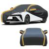 Waterproof Car Cover Compatible with Lexus LC 500 Cover All Weather Protection with Side Zipper and Reflective Strip,Custom Outdoor Full Car Covers UV Resistant Rainproof Snowproof Windproof view 1