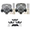 4pcs Calipers and Hybrid Brake Pads Rear for Jeep Grand Cherokee view 1