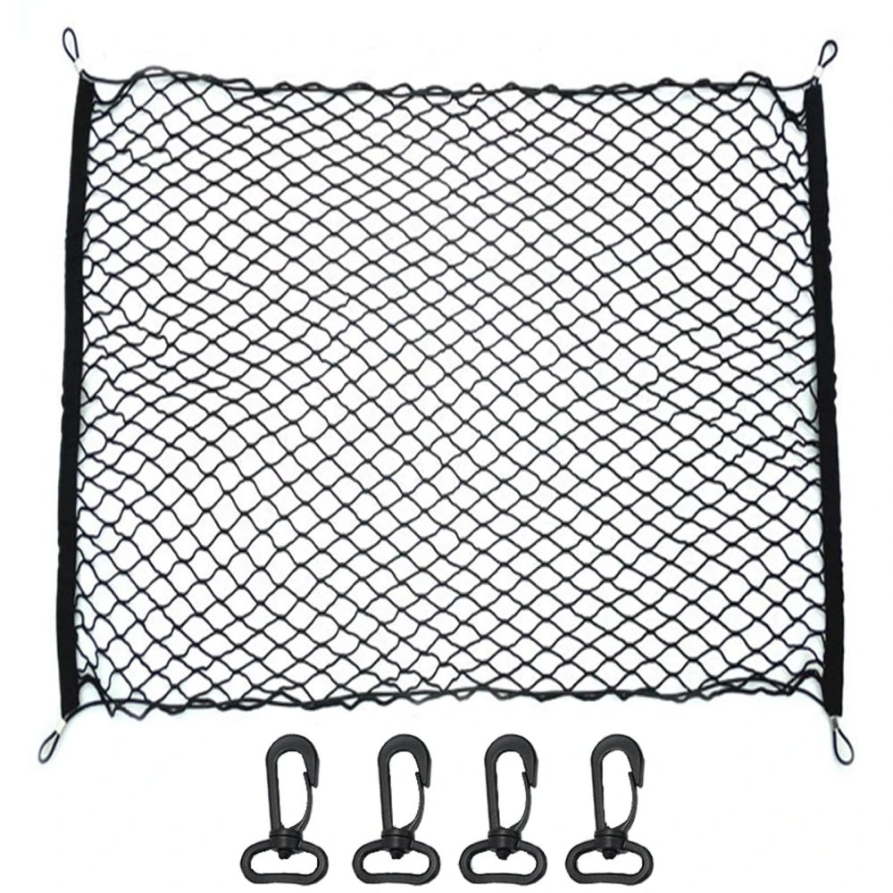 for Chevrolet T250 Aveo Aveo5 Lova 250,Car Trunk Net,70 * 70CM Elastic Pocket Hook Rear Cargo Storage Mesh