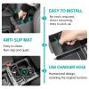 OUSUWO Center Console Organizer Compatible with 2018-2025 Jeep Wangler JL JLU 4XE Rubicon Sahara & 2020-2025 Gladiator JT Accessories, Armrest Storage Box Tray Fit for Jeep Interior accessories view 4