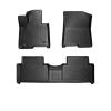 Floor Mats 2021-2024 2025 Compatible with Kia Sorento Hybrid Cargo Liner All Weather TPE Trunk Mat with Backrest Mat Gas & Hybrid PHEV(Hybrid 5 seat FM) view 1