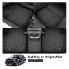 Floor Mats 2021-2024 2025 Compatible with Kia Sorento Hybrid Cargo Liner All Weather TPE Trunk Mat with Backrest Mat Gas & Hybrid PHEV(Hybrid 5 seat FM) view 3