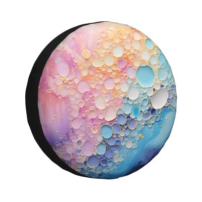 Colorful Blue Marble Tire Covers can Block UV Rays, Sunlight, Snow and rain. Tire Covers are Suitable for Both Cars and Trucks.