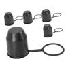 5pcs Universal Trailer Hitch Ball Covers Waterproof Black Protector view 1