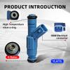 YLATG Fuel Injectors for Jeep Grand Cherokee2001-2007, Commander2006-2007,for Dodge Dakota, Durango2001-2007, Ram 1500,for Chrysler Aspen2007,4.7L V8,OEM#02801558498Pcs view 4