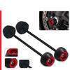 For G310RR G 310RR 2023-2024 Motorcycle CNC Front Rear Spindle Bobbins Axle Wheels Fork Sliders Crash Protector(Black) view 2