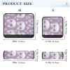 ElliTarr 2 Pack Seatbelt Covers Seat Belt Cover Pad for Adults Car Seat Strap Covers Pads Cushion Universal Shoulder Strap Pad Protector 6.5 Inch Cute British Shorthair Cats Purple view 3