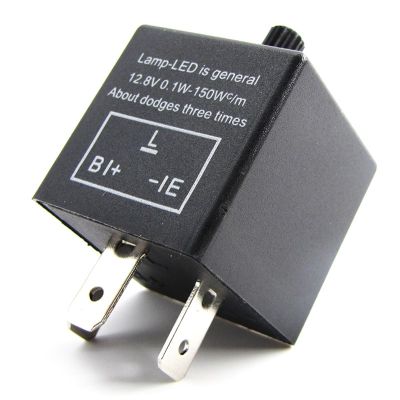 12V 3-Pin LED Adjustable Car Flasher Flash Relay for Turn Signal Light CF13