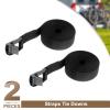 HARFINGTON 2pcs Straps Tie Downs 16.4 ft x 0.98" 551lb Safe Work Load Cargo Lashing Straps for Cargo Moving Trucks Luggage, Black view 3