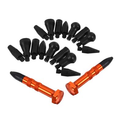 BUGUUYO 2sets Dent Remover Tool Kit Auto Dent Repair Pen Tap Down Pen Replacement Tips Set for DIY Auto Repair