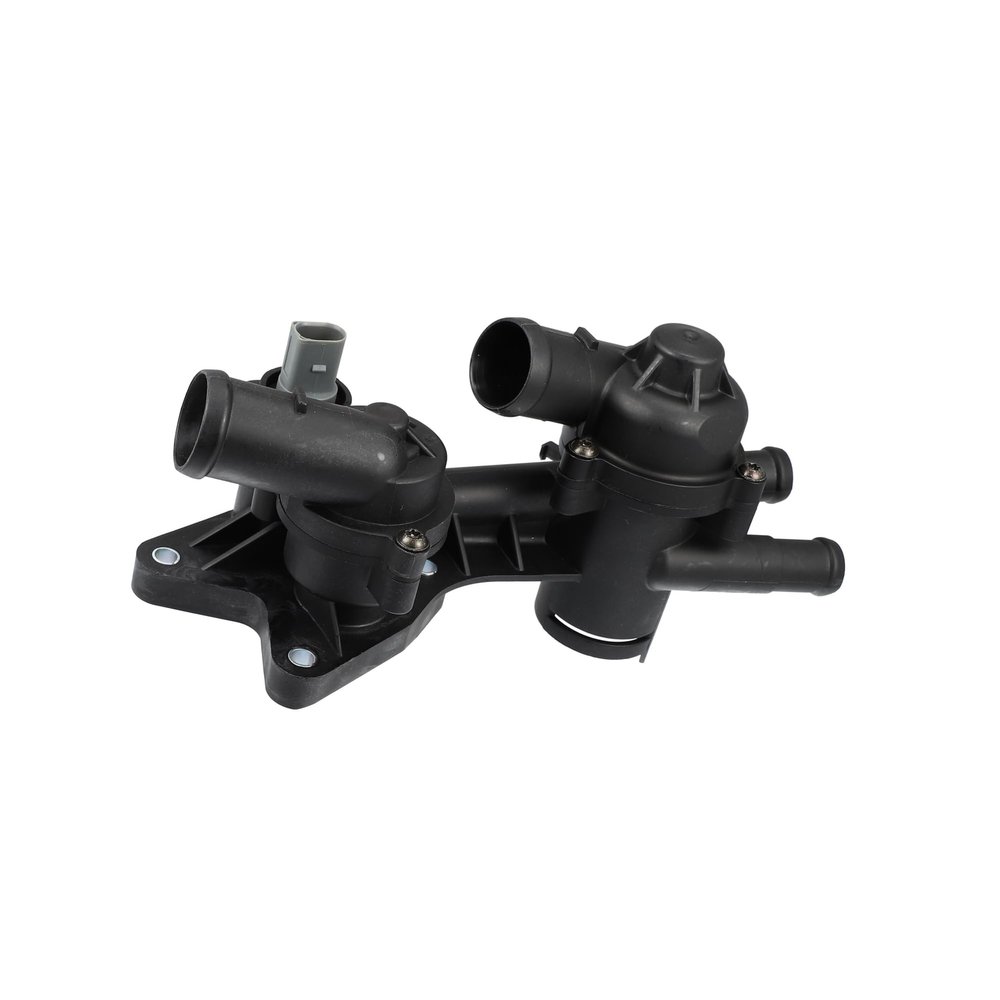 PARSKILO 03C121026AR Engine Coolant Thermostat Housing Assembly for Seat Ibiza 2006-2015 for VW Jetta 2011-2022 for VW Polo 2006-2014 03C121111M 03C121111AM Benefit