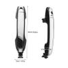 TOPPERFUN Car Exterior Door Handle for Trucks Durable Grab Handle Chrome Strip Front Left Driver Side Replacement for Select Models view 2