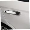TOPPERFUN Car Exterior Door Handle for Trucks Durable Grab Handle Chrome Strip Front Left Driver Side Replacement for Select Models view 4