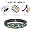 Universal 14.5-15 Inch Steering Wheel Cover Billiard Balls Pattern Anti-Slip Car Wheel Protector view 3