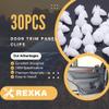 Rexka 30pcs Interior Door Trim Panel Clips for Subaru 909130105 BRZ, Forester, Impreza, Legacy, Outback, B9 Tribeca, WRX & XV Crosstrek - Door, Headliner, Interior Trim, Liftgate & Quarter Panel view 2