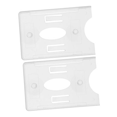 JECOMPRIS 2pcs Easy Install Windshield Cards Mount Plastic Toll Holder Suction Cups for License Holder