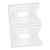 JECOMPRIS 2pcs Easy Install Windshield Cards Mount Plastic Toll Holder Suction Cups for License Holder view 1