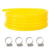 13 Feet Long Fuel Transfer Hose (ID 12.5mm * OD 17.5mm) Fuel Line Gas Tube with 4 Hose Clamps (HOSE-L) view 1