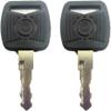 Heavy Duty Equipment Keys, Universal Replacement Set, 5-Pack, Black view 2